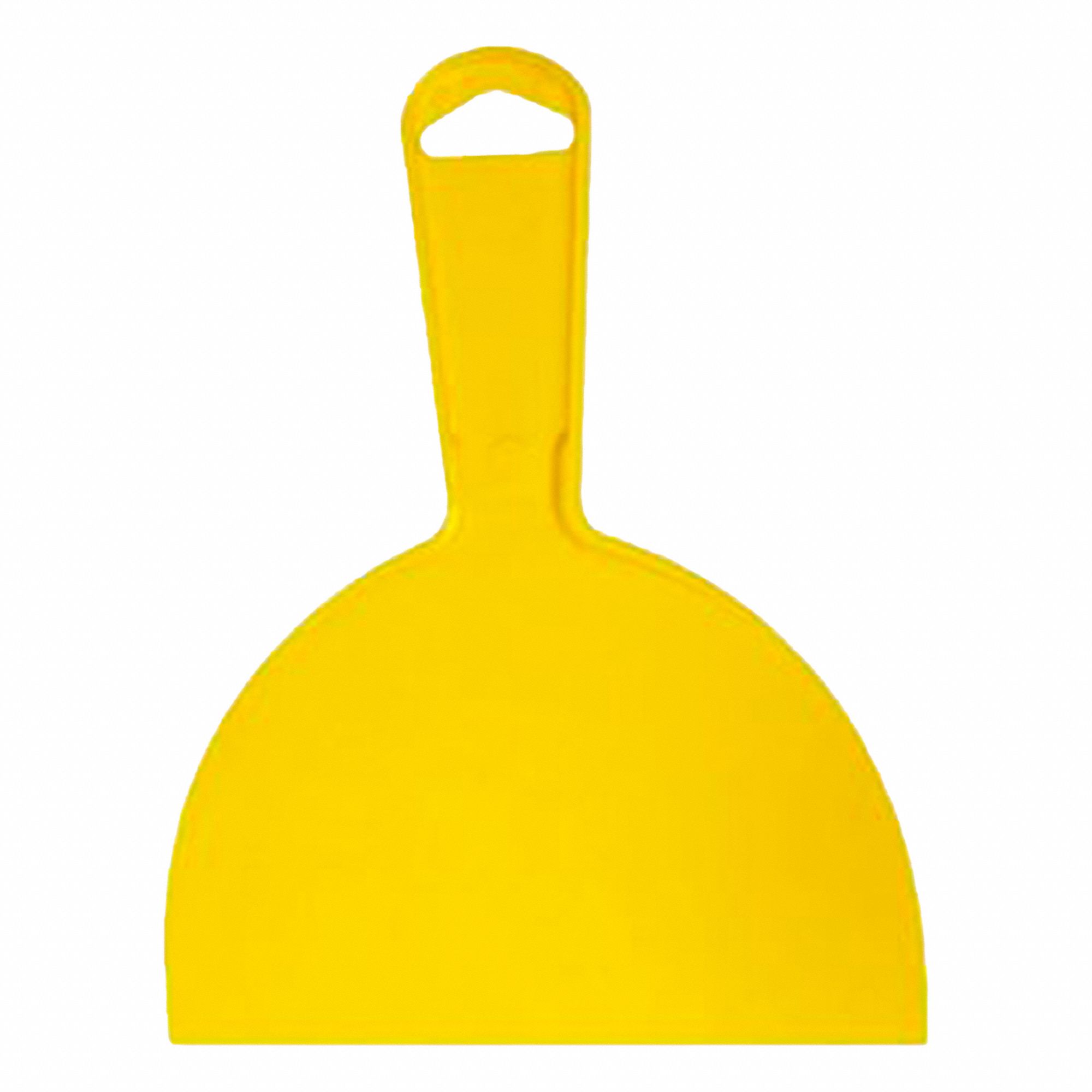 GRATTOIR EN PLASTIQUE JAUNE 6 PO