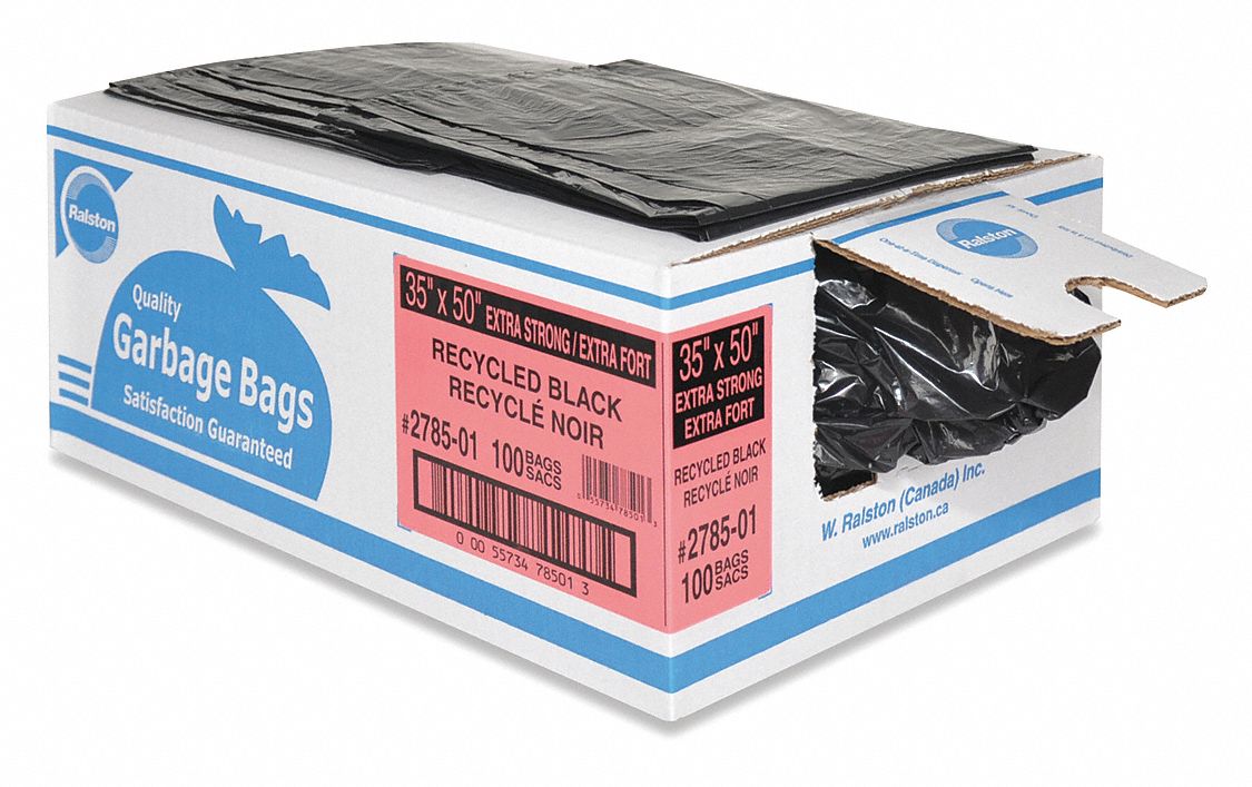 BAGS GARBAGE REG BK 18X20 500/CA