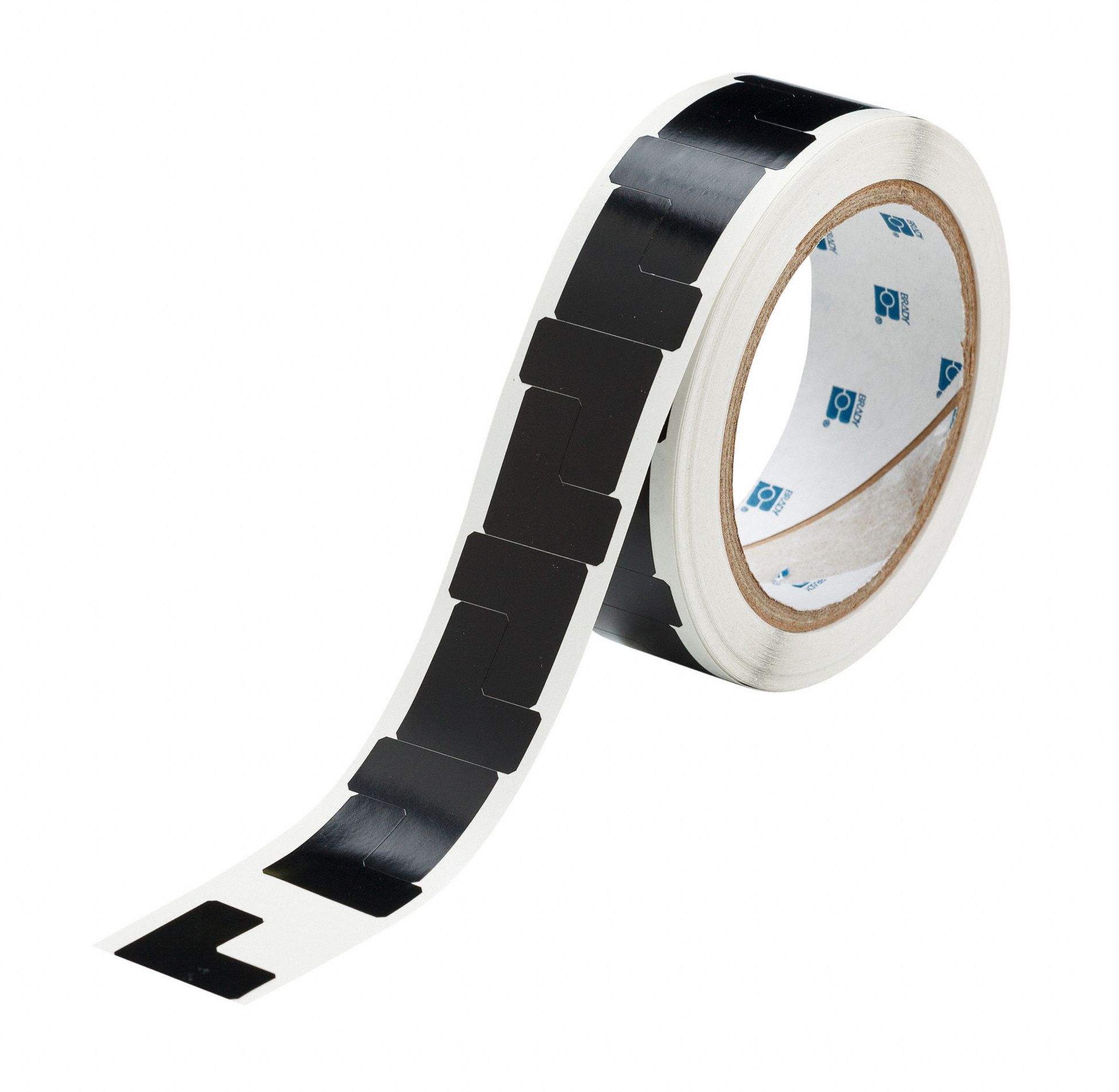 Floor Tape, Black, 1 inx1 in, L, PK750