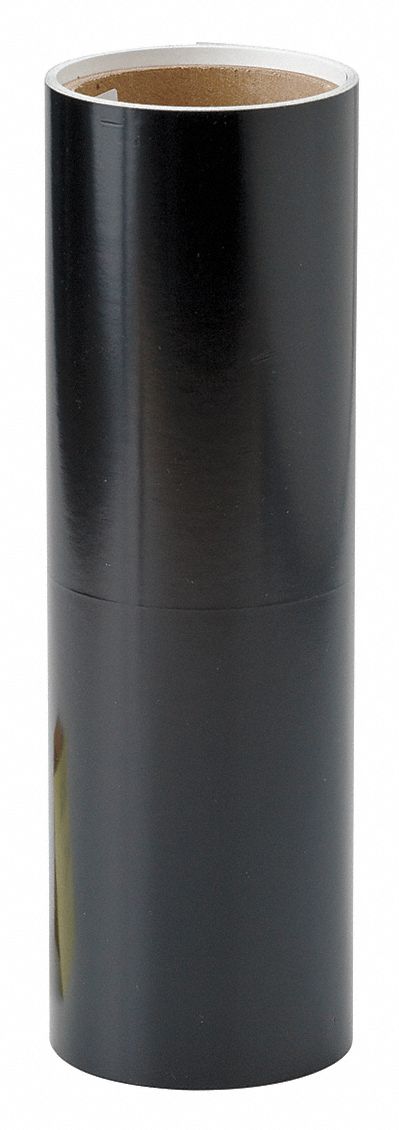 SHADOW MARKING TAPE, GENERAL PURPOSE, SOLID, BLACK, 12 IN X 12 FT, 4 MIL THICKNESS, BRADY