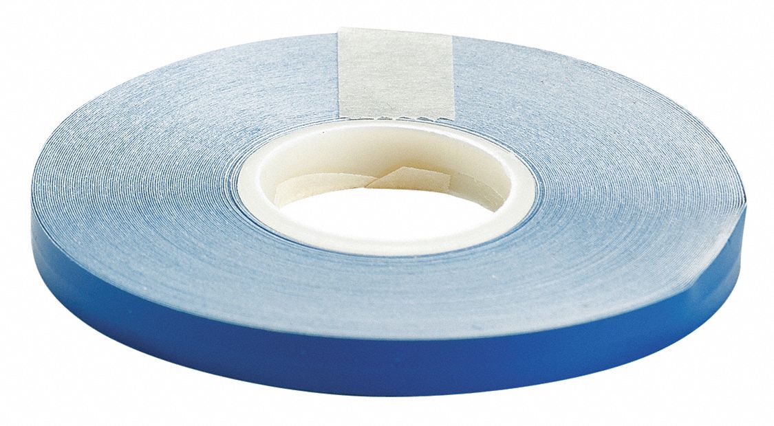 Floor Marking Tape: Gen Purpose, Solid, Blue, 1/4 in x 50 ft, 4 mil Tape Thick, Brady®