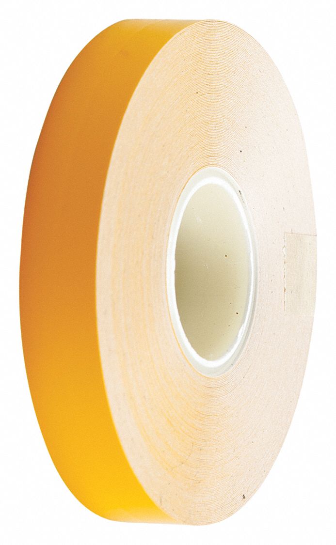 Floor Marking Tape: Gen Purpose, Solid, Yellow, 1/2 in x 50 ft, 4 mil Tape Thick, Brady®