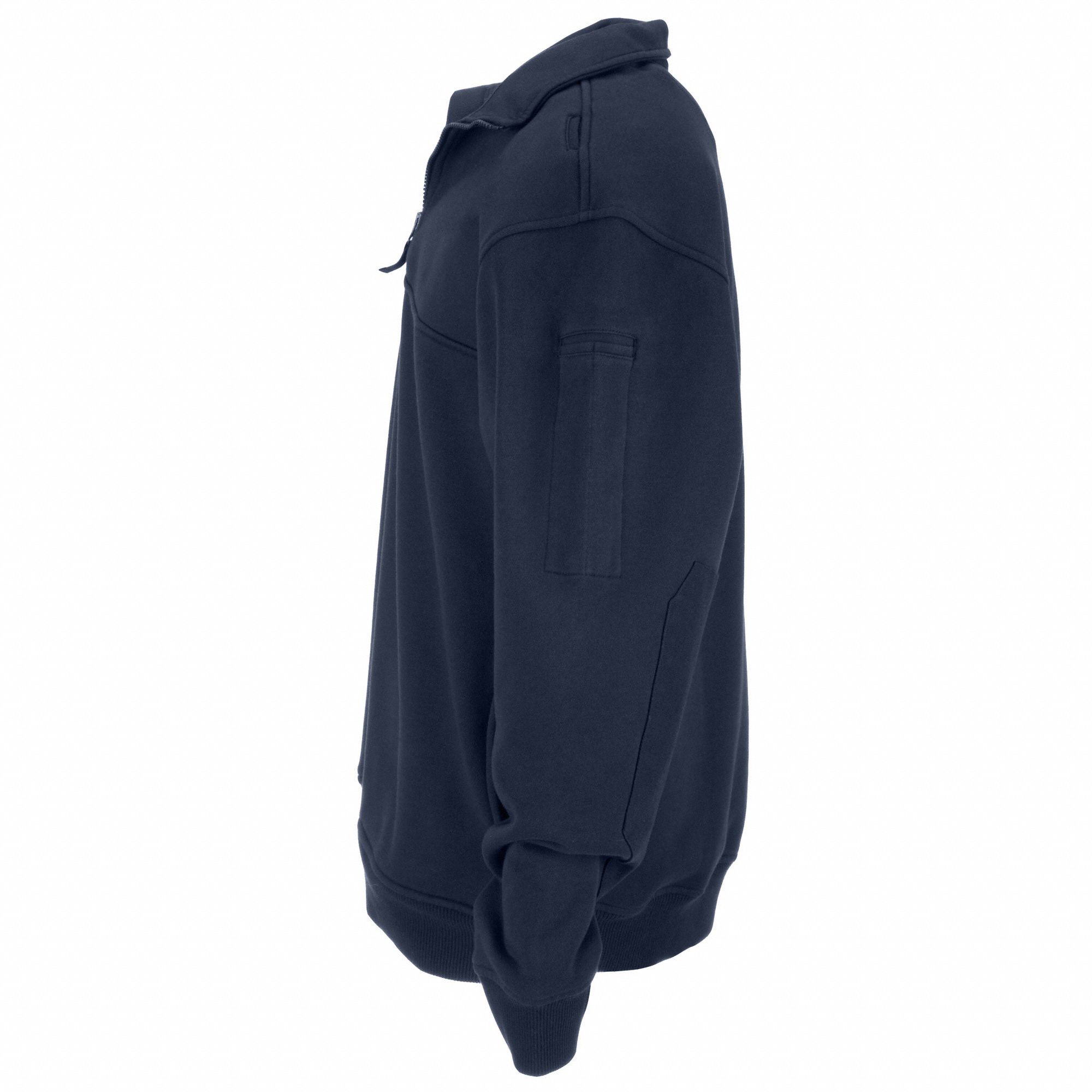 5.11 TACTICAL Job Shirt 1/4 Zip, Fire Navy, XL 14D78772314 Grainger