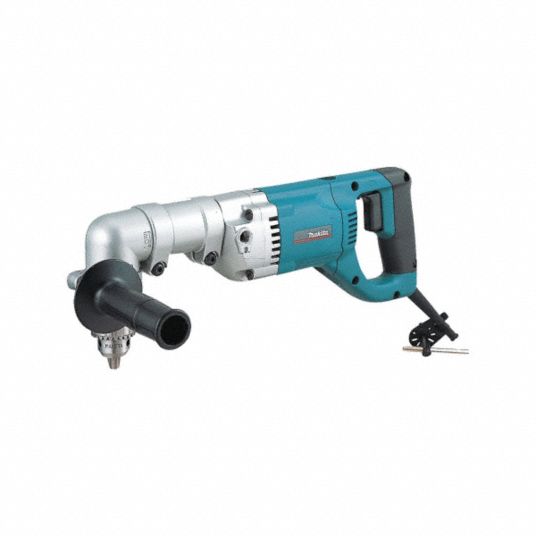 MAKITA, 120V AC, 1/2 in Chuck Size, Right Angle Drill Kit - 14F081