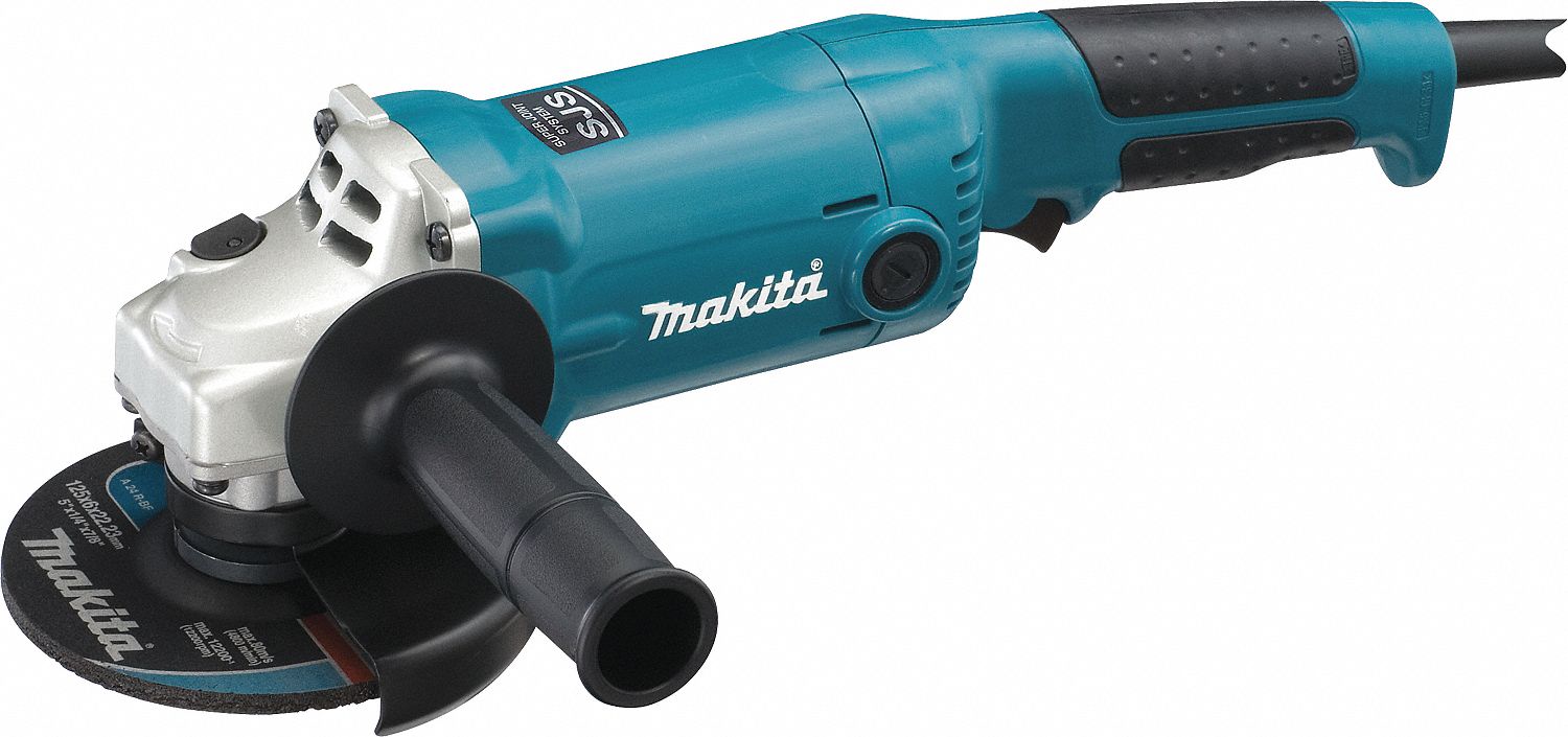 MEULEUSE D'ANGLE, À FIL, 120 V/10,5 A, 5 PO DIAM, GÂCHETTE ARRIÈRE, ⅝ PO-11, 11 000 TR/MIN, QUEUE DE RAT