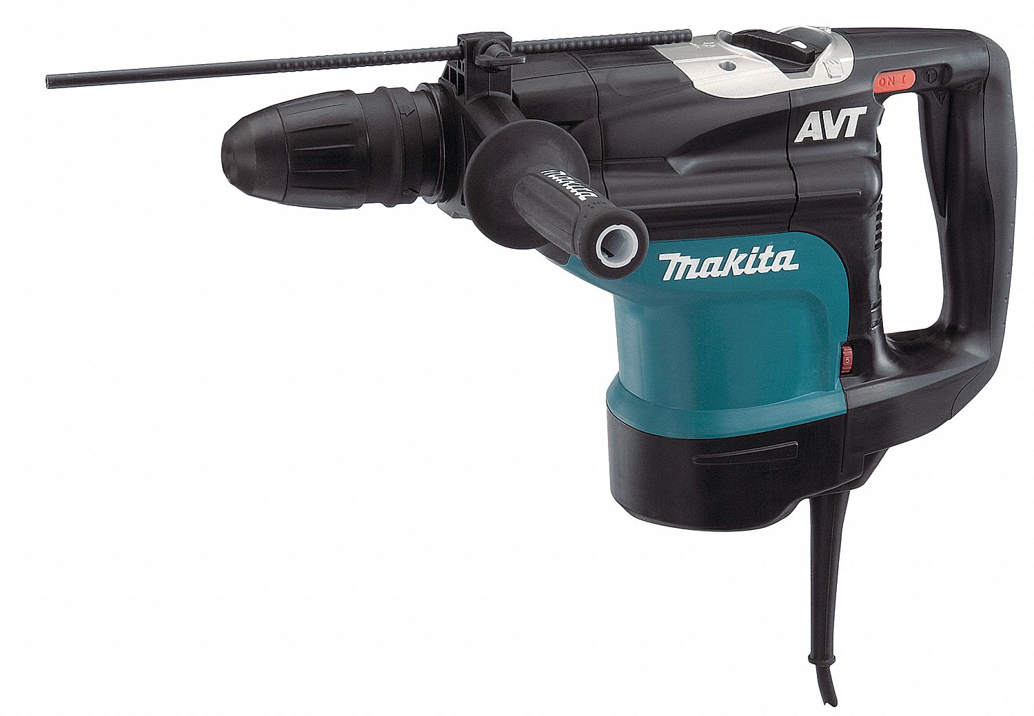 ROTARY HAMMER, CORDED, SDS-MAX, D-HANDLE, 1¾ IN DRILLING, 5 IN CORE, 9.2 FT-LB, 120V