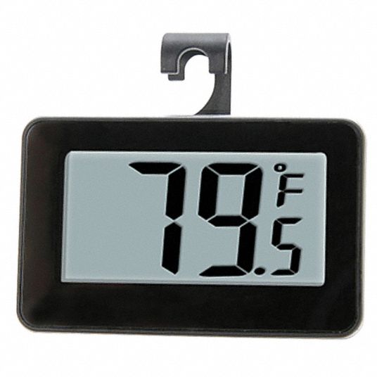 TAYLOR Refrigerator/Freezer Thermometer, 4° to 140°F Temp