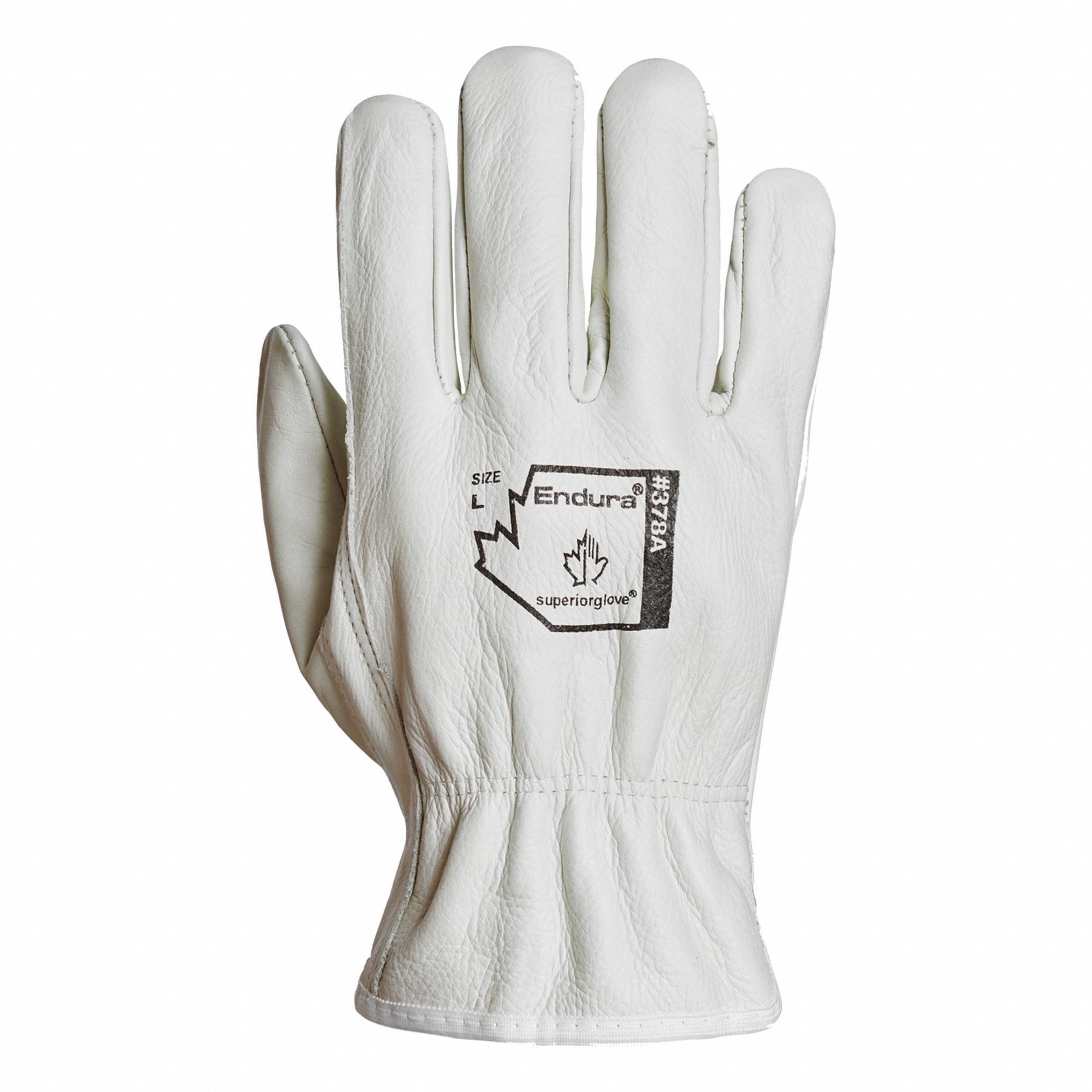 GANTS 378A ENDURA, M, CUIR, CUIR DE VACHE, MANCHETTE DE SÉCURITÉ