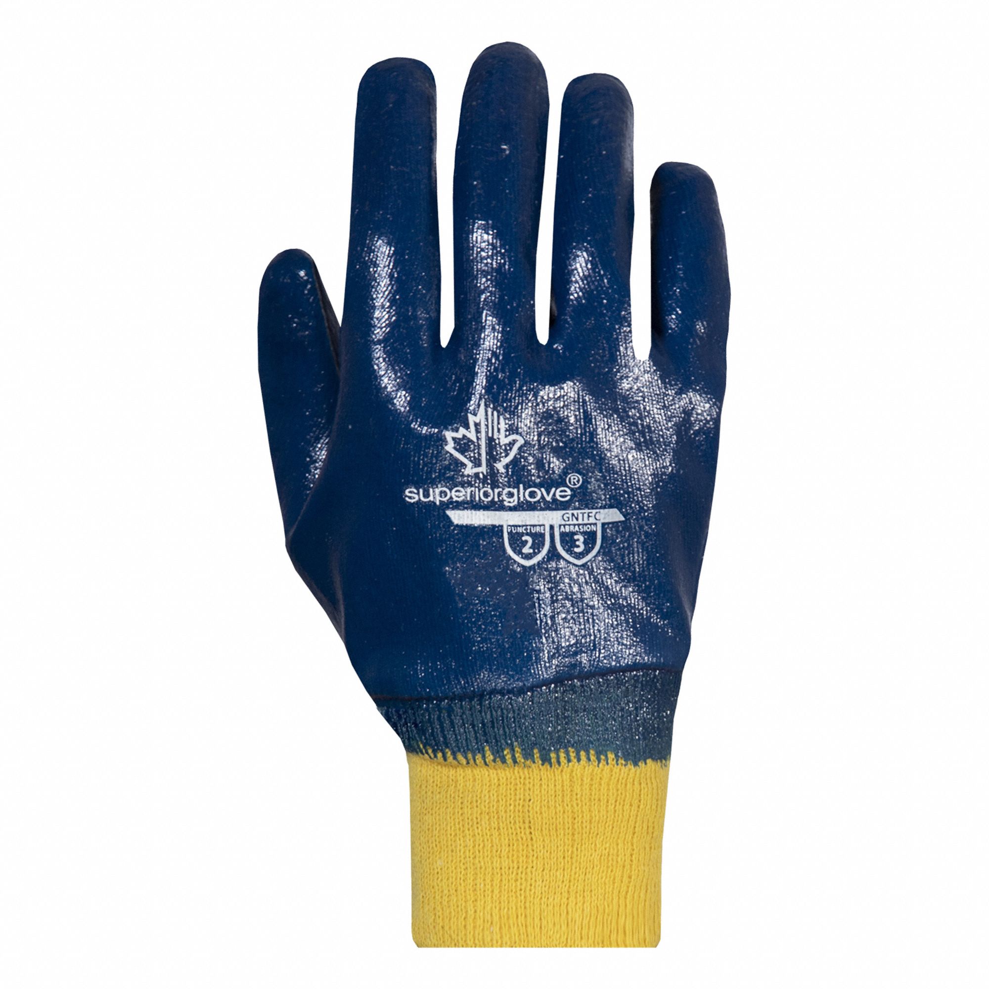 GLOVES, FULLY COATED, NITRILE, MEDIUM-DUTY, 9