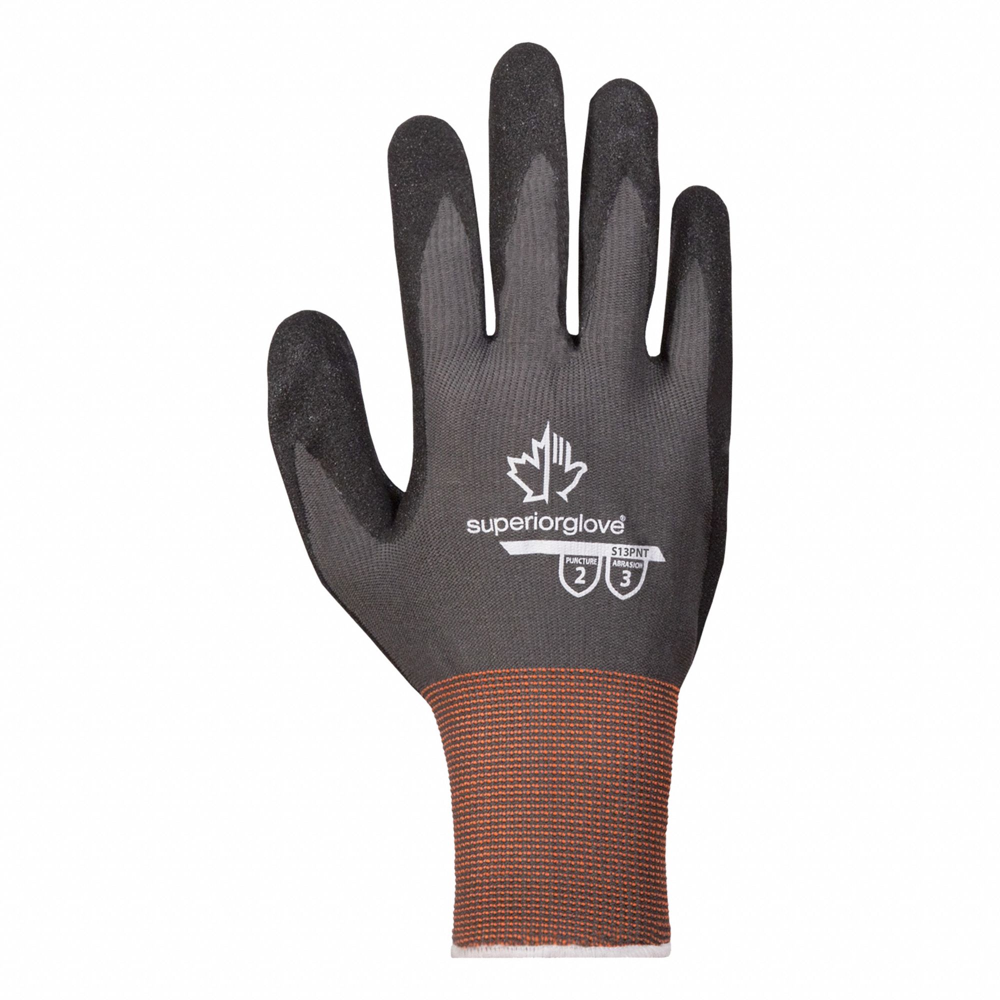 COATED GLOVES, S (7), SMOOTH, NITRILE, DIPPED PALM, FULL FINGER
