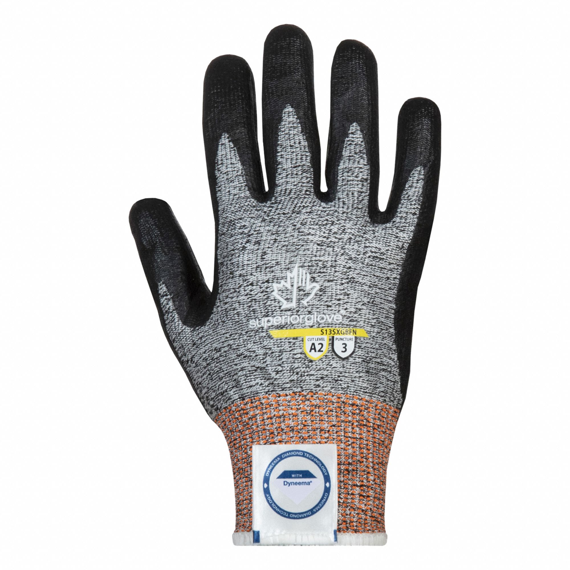 SUPERIOR TOUCH LINT FREE GLOVES, 11, FOAM NITRILE, HPPE, ANSI/ISEA ABRASION 4/CUT A2/PUNCTURE 3