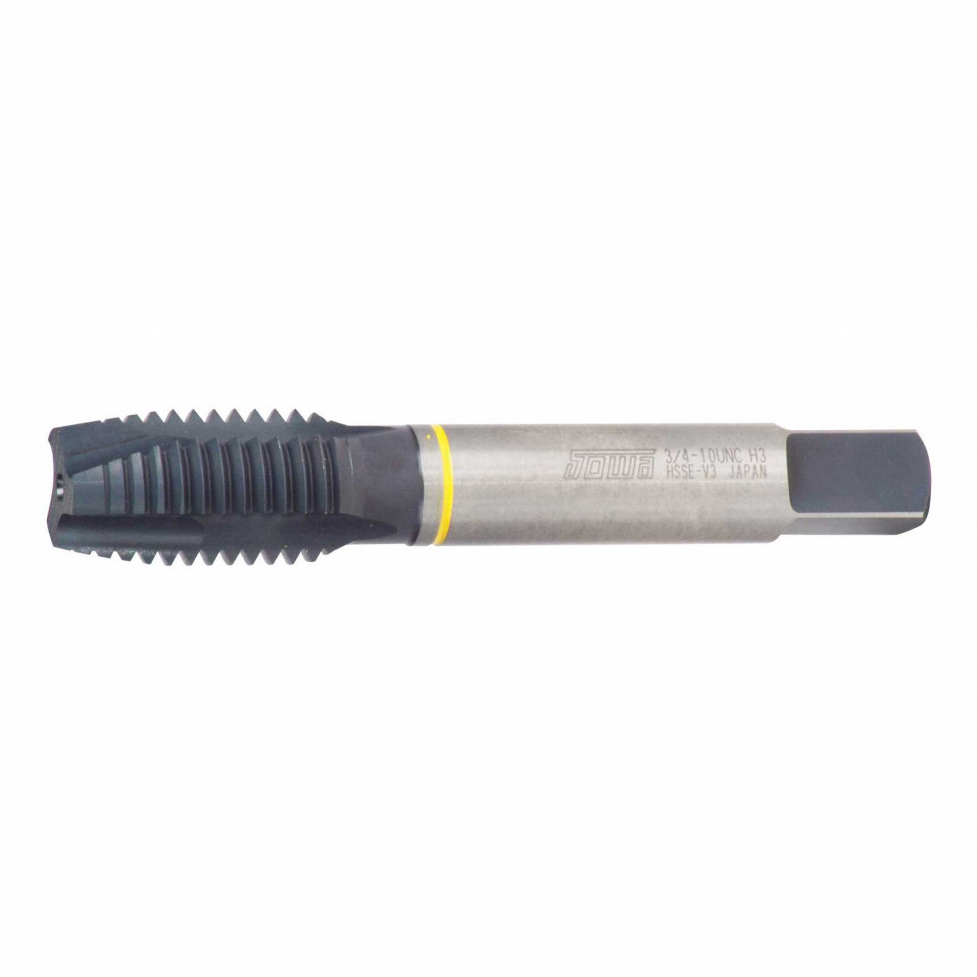 TAP, HIGH SPEED STEEL E-VANADIUM, ⅞-9, 4 11/16 IN OVERALL LENGTH