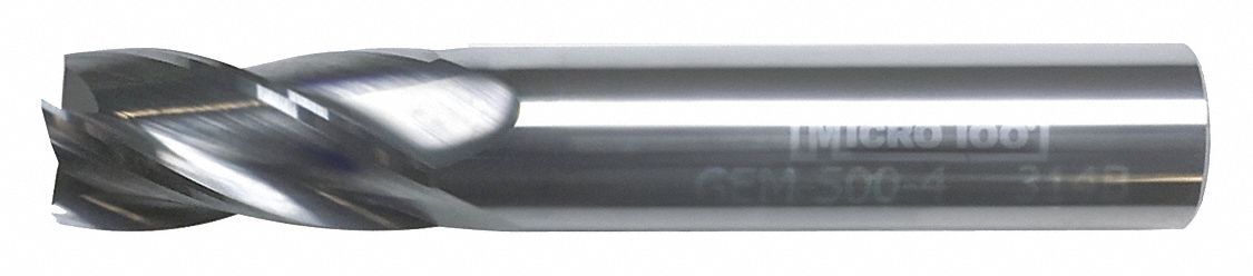 Micro 100 End Mill 14.00mm Milling Dia AEMM Number of Flutes: 3 AEMM-140-3X 35.00mm Length of Cut AlTiN 