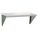 WALL SHELF, 60 X 12 X 13 IN, 60 X 12 IN, 100 LB LOAD CAPACITY, ALUMINUM, UNFINISHED