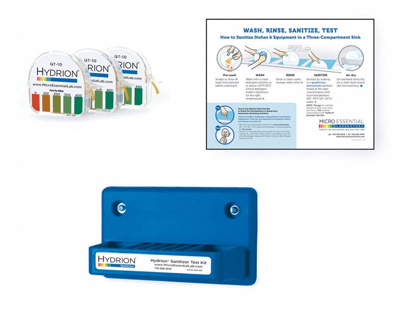 Quat Test Kit Starter Micro QUATSTART Starter Test Kit - Wall Mount ...