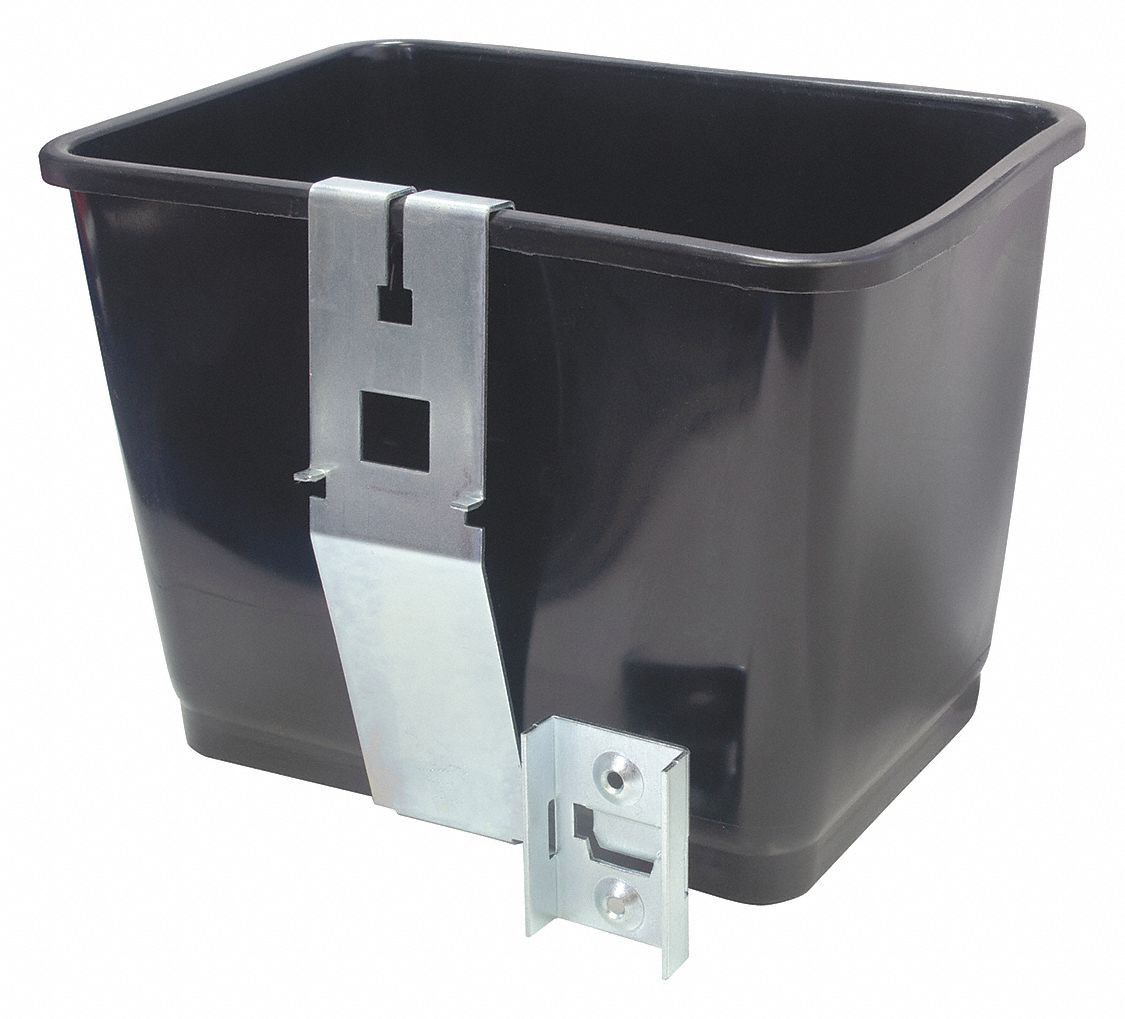 SQUEEGEE BUCKET,2 GAL,BLACK