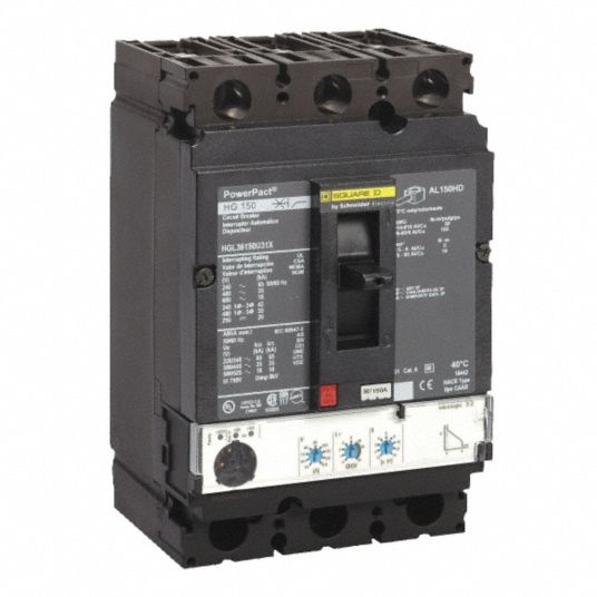 60 A Amps, 65kA at 240V AC, Molded Case Circuit Breaker - 14G969 ...