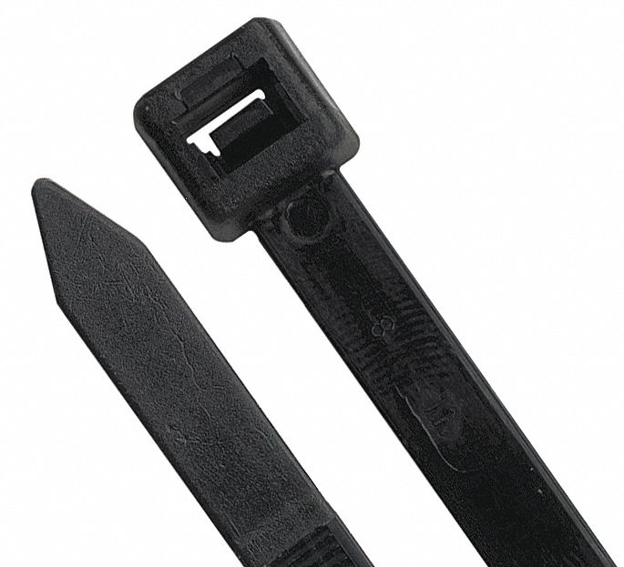 HEAVY-DUTY CABLE TIE, BLACK, 36 IN, PK 50