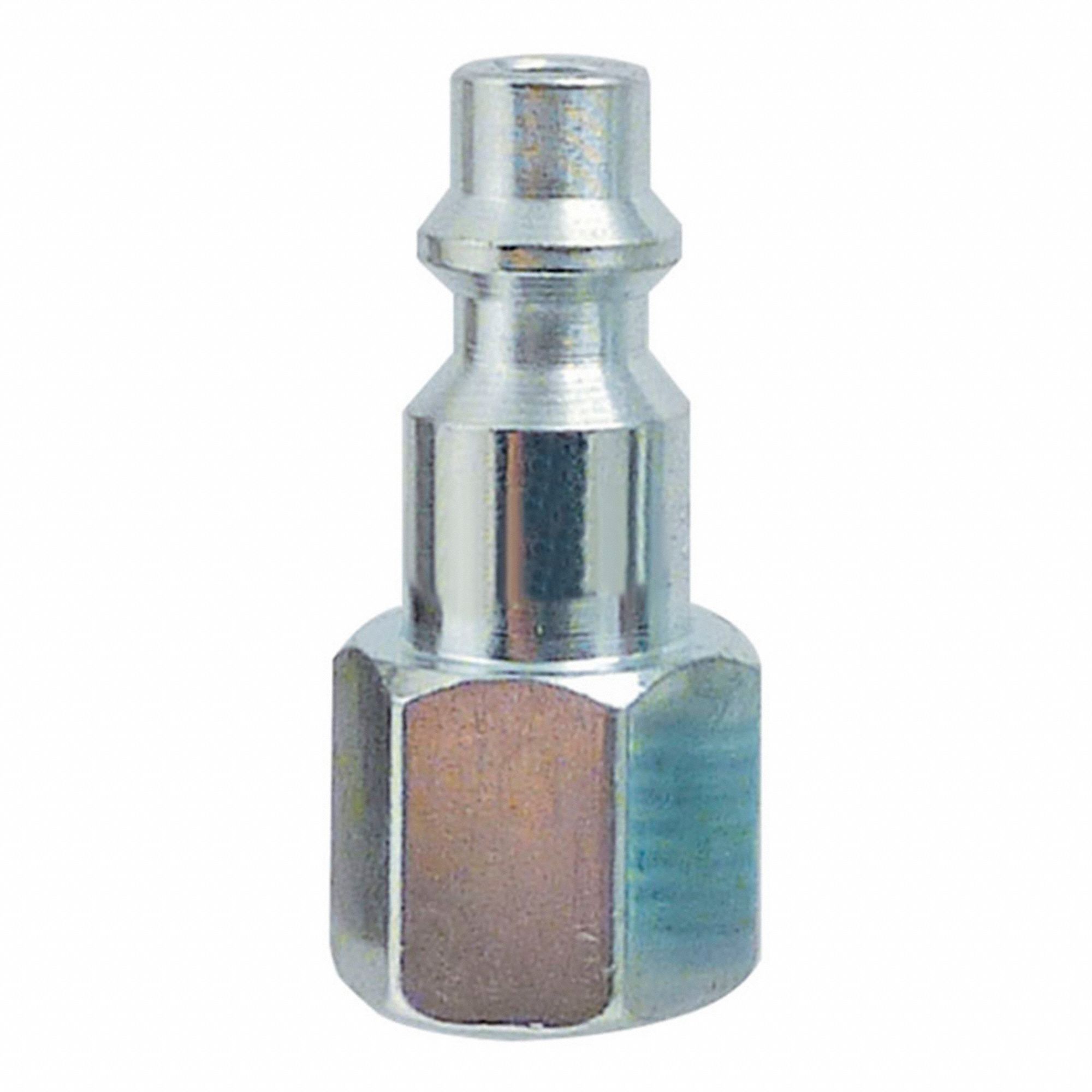 PNEUMATIC COUPLER PLUG,NPT,1/4IN BODY SZ