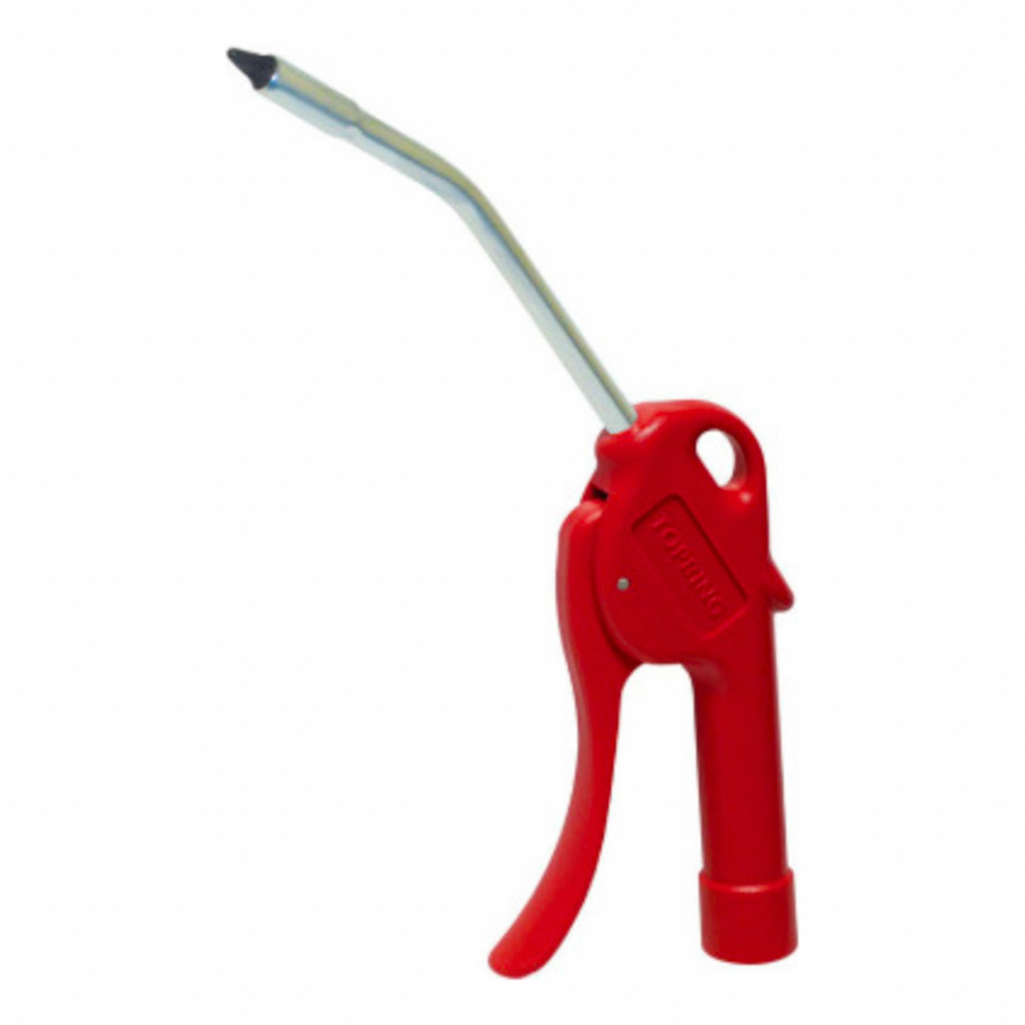 AIR-POWERED GUN,1/4 IN AIR INLET SZ,RED