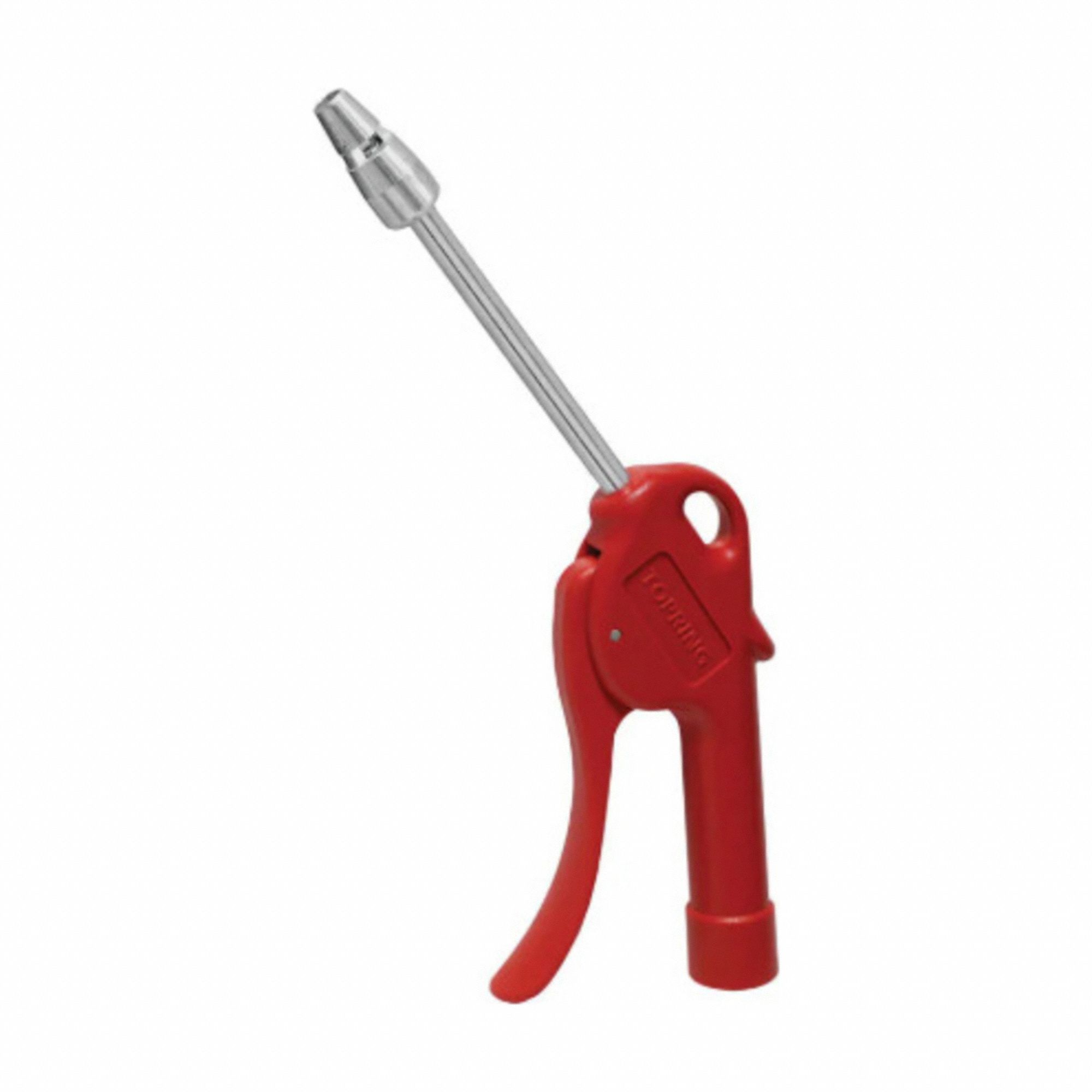 AIR-POWERED GUN,1/4 IN AIR INLET SZ,RED
