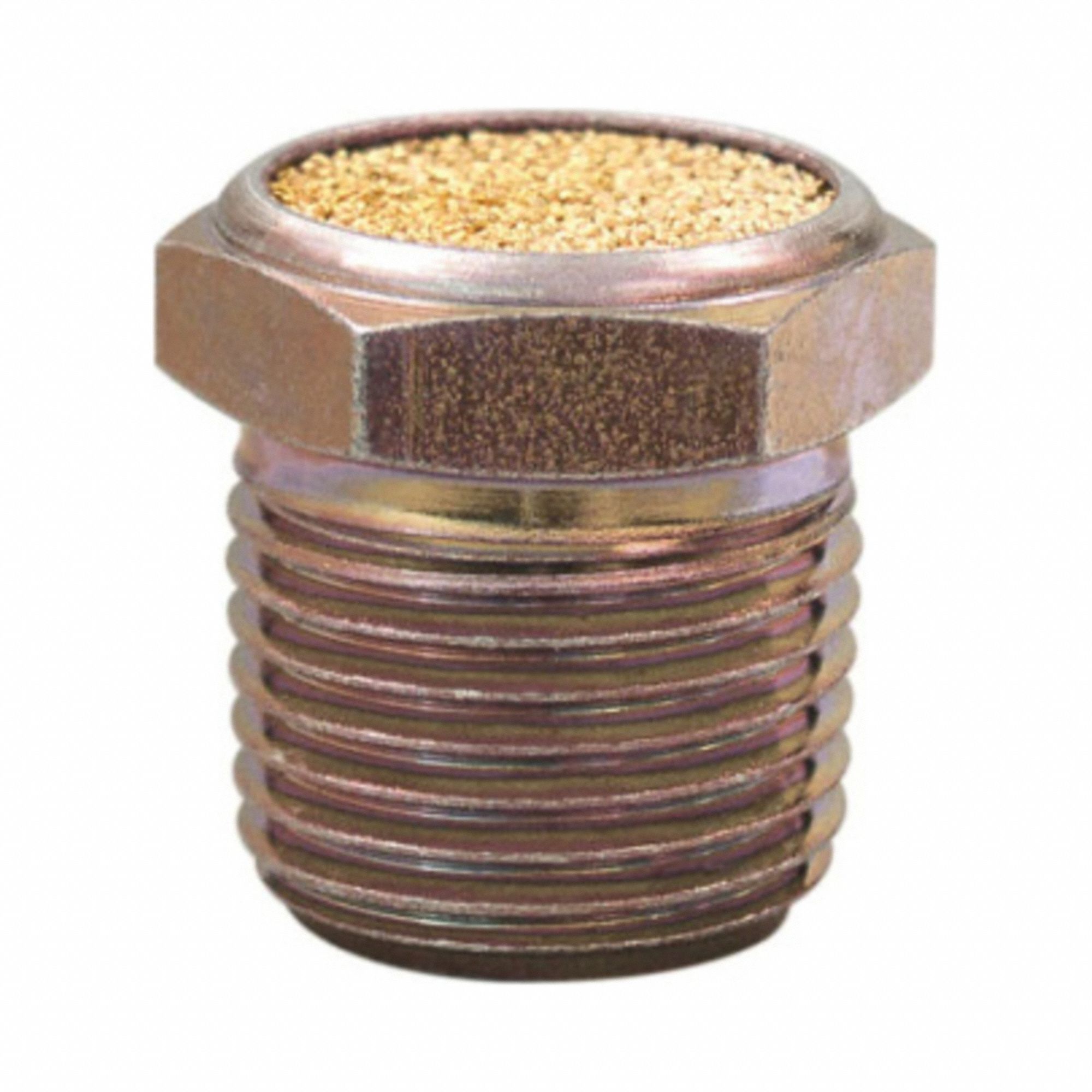 PNEUMATIC EXHAUST MUFFLER,15/32 IN L