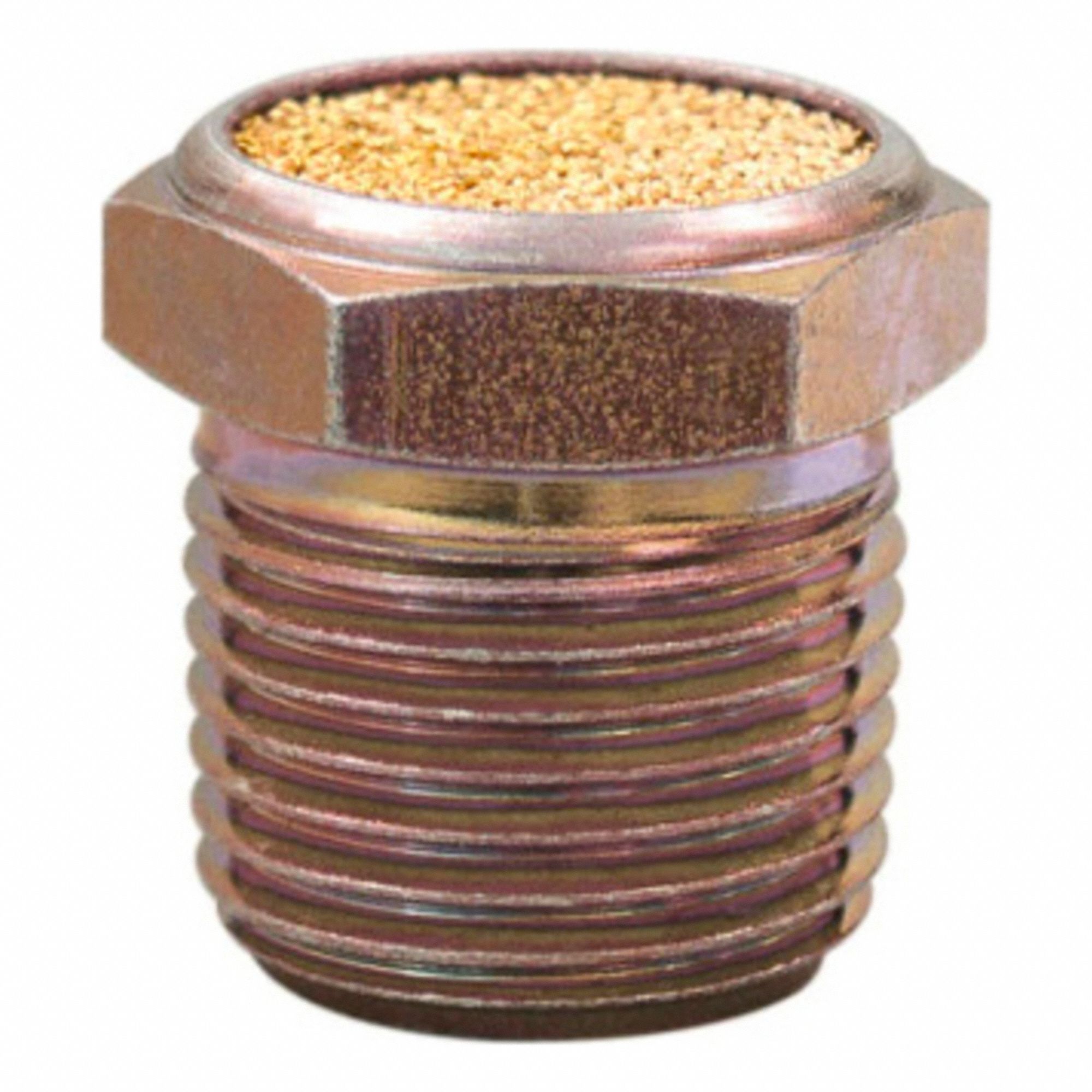 PNEUMATIC EXHAUST MUFFLER,21/32 IN L