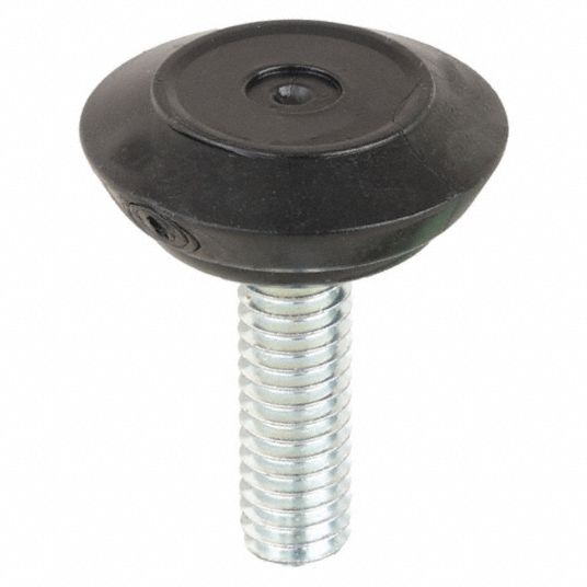 S & W, 1 1/8 in Dia., 1 3/8 in Ht, Furniture Glides 14H438SW4T54 Grainger
