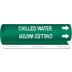 Chilled Water Wrap-Around Pipe Markers