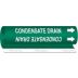 Condensate Drain Wrap-Around Pipe Markers