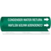 Condenser Water Return Wrap-Around Pipe Markers