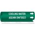 Cooling Water Wrap-Around Pipe Markers