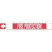 Fire Protection Fiberglass Carrier Mounted with Strapping Pipe Markers