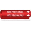 Fire Protection Wrap-Around Pipe Markers