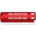 Fire Protection Wrap-Around Pipe Markers