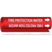 Fire Protection Water Wrap-Around Pipe Markers