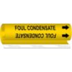 Foul Condensate Wrap-Around Pipe Markers