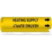 Heating Supply Wrap-Around Pipe Markers