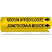 Sodium Hypochlorite Wrap-Around Pipe Markers