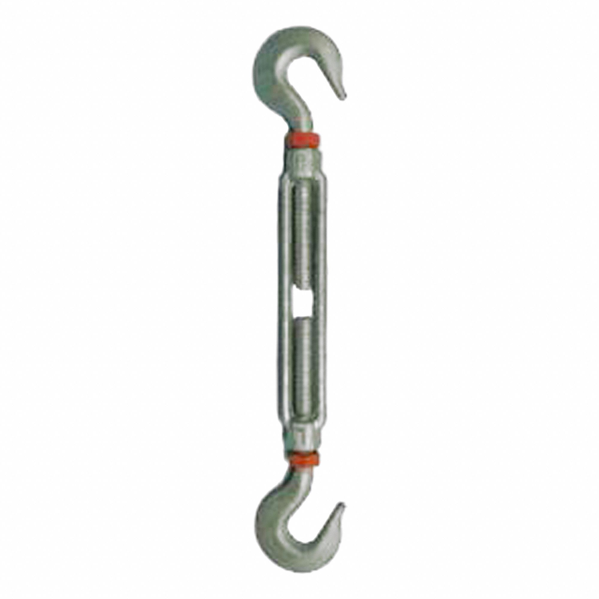 TURNBUCKLE ASSEMBLY, GALVANIZED, 1 X 24 IN, WITH LOCK NUT