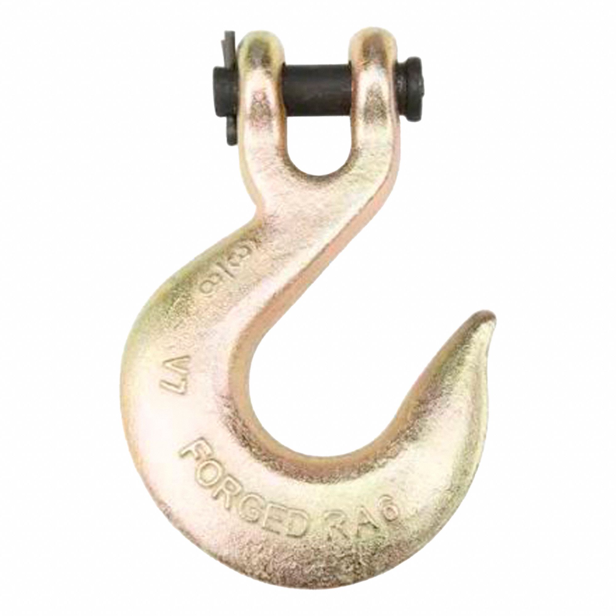 CLEVIS SLIP HOOK, GOLD, ALLOY STEEL, 5,250 LB LOAD LIMIT, GOLD CHROMATED FINISH