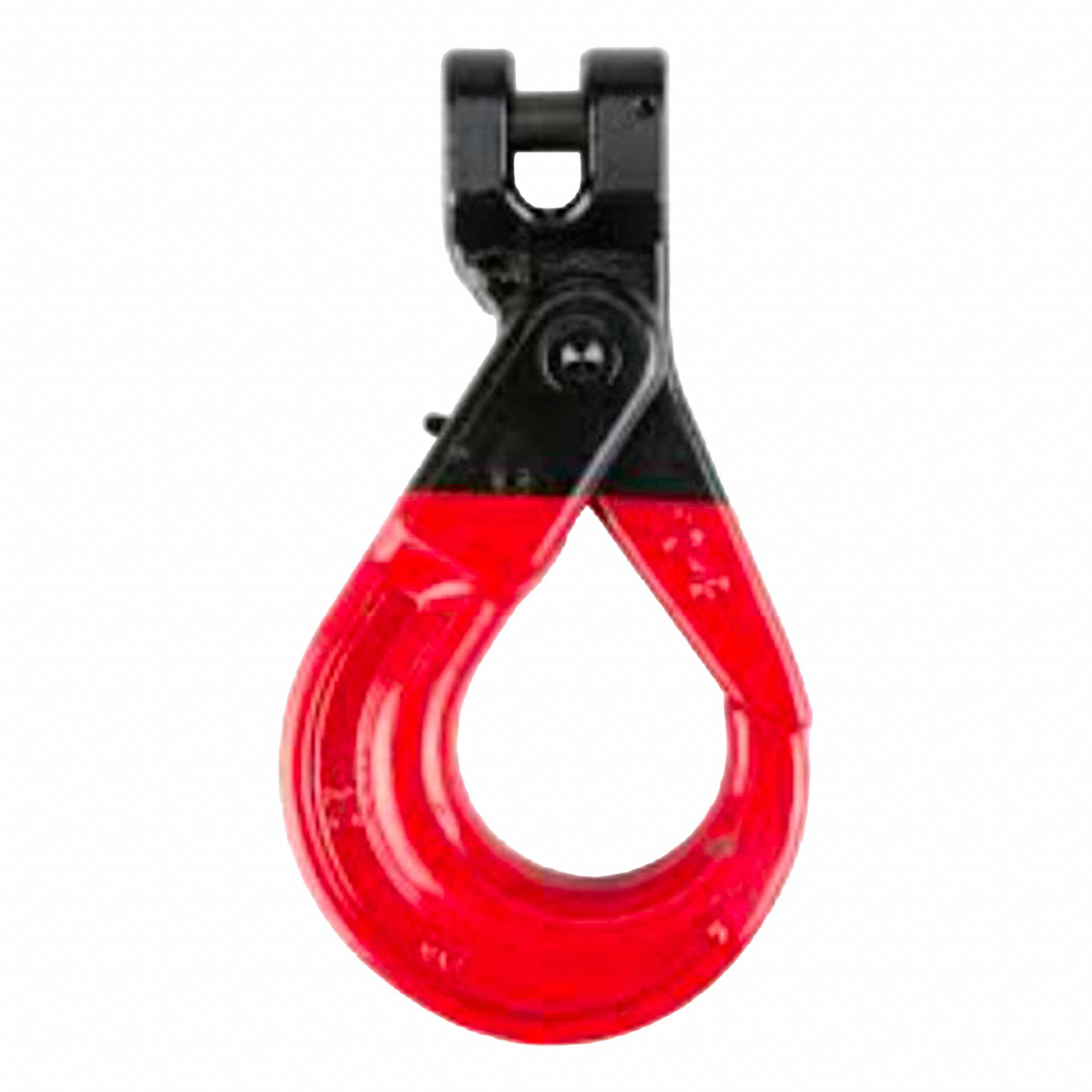 SELF LOCKING CLEVIS HOOK, ALLOY STEEL, 12,000 LB LOAD LIMIT