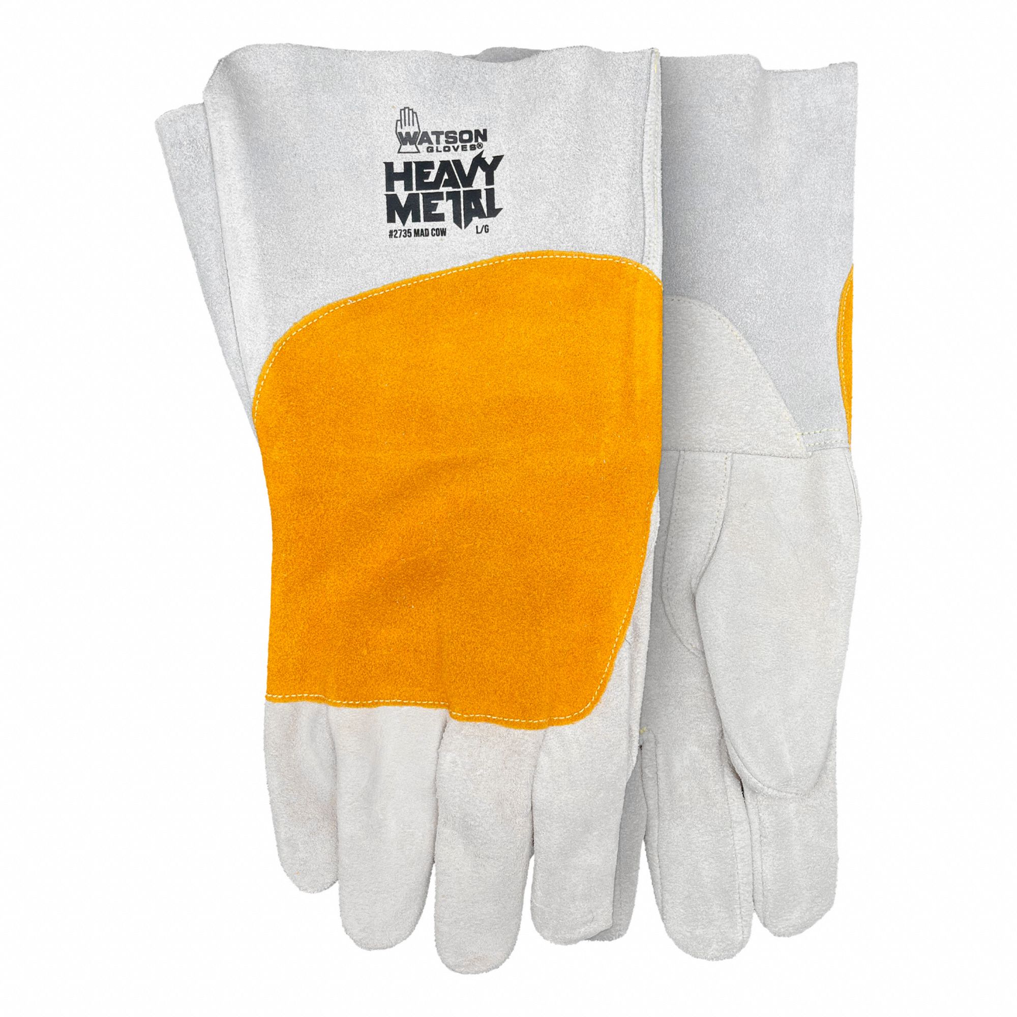 WELDING GLOVES, CLUTE CUT/STRAIGHT THUMB, SZ L, COWHIDE/KEVLAR/LEATHER, PR