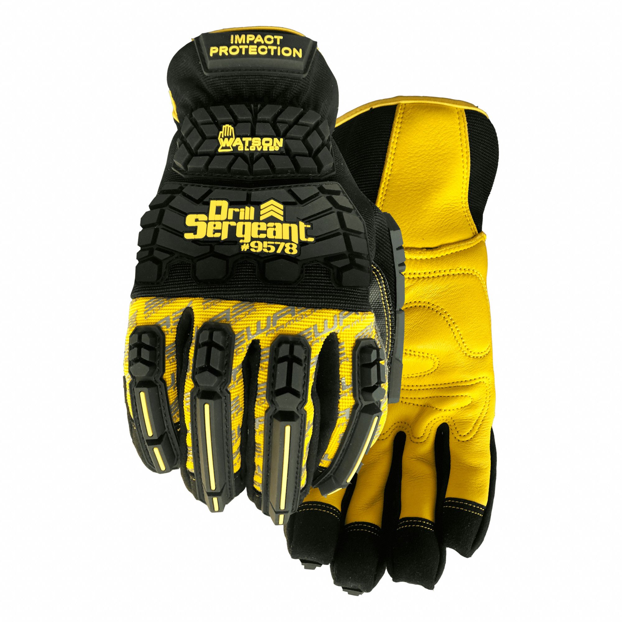 GANTS CUIR,DRILL SERGEANT,ENFILABLE,POIGNET ÉLAST,P/TLE 7,PEAU DE DAIM/C40/CTCHC,PAIRE