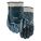 COATED GLOVES, L, BLUE, SLIP-ON CUFF, NITRILE COATING, COTTON