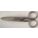 ELECTRICIANS SCISSORS, RIGHT-HAND, 5 IN OVERALL L, SERRATED, STEEL, POINTED, SILVER