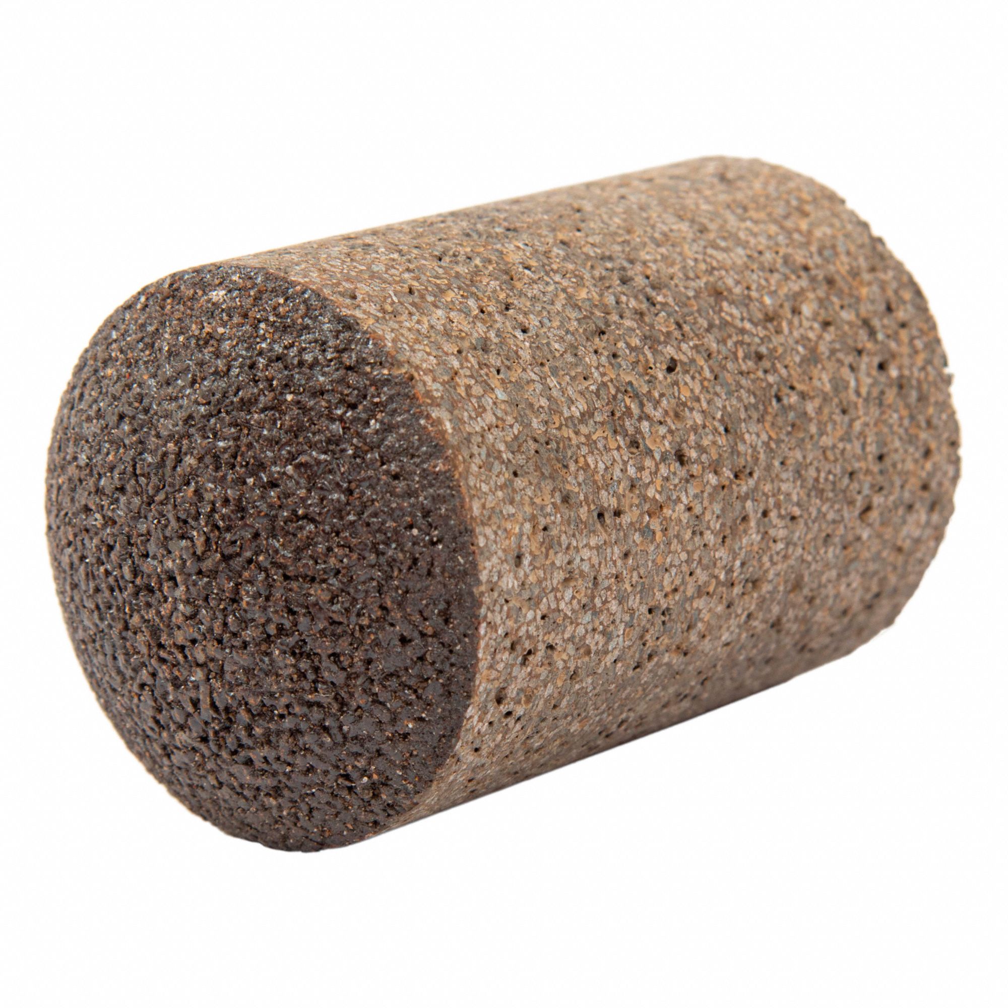 ABRASIVE PLUG, TYPE 18, RPM 36200, 2 X 1 IN, ARBOR 3/8 IN