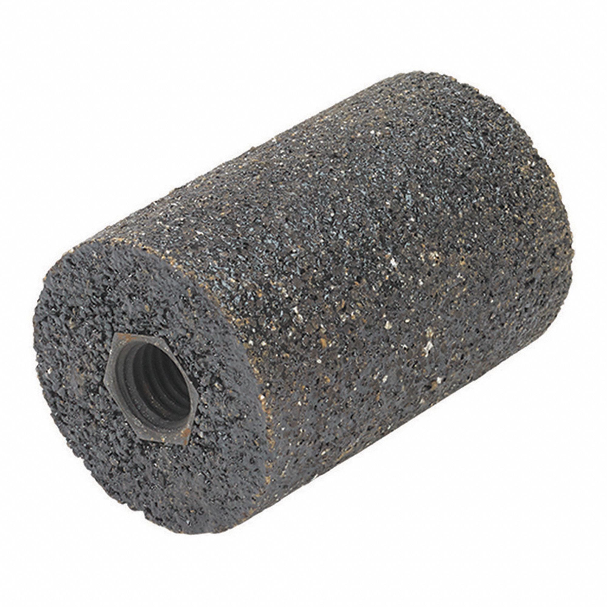 ABRASIVE PLUG, TYPE 18, RPM 18100, 3 X 2 IN, ARBOR 5/8 IN