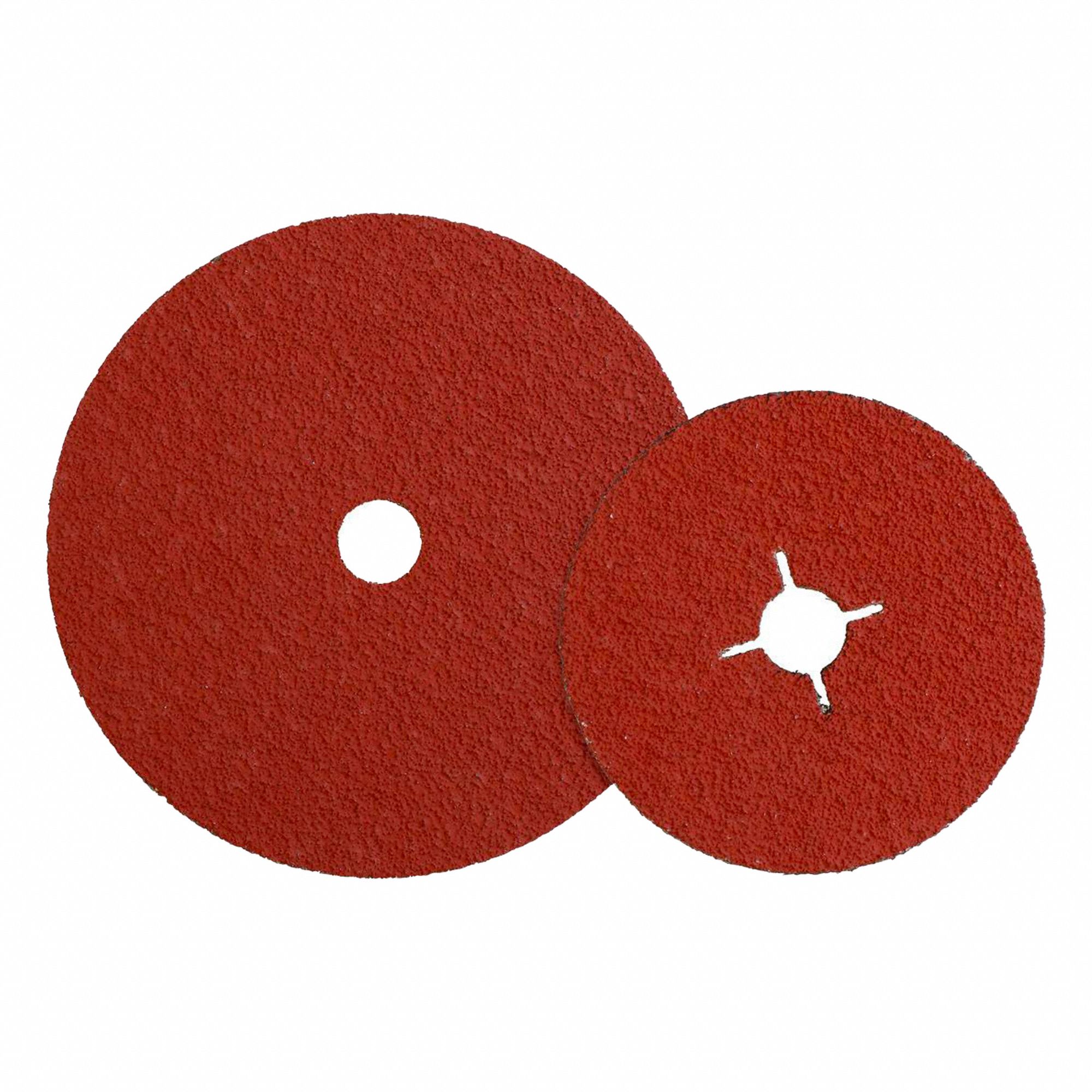 FIBRE SANDING DISC, X -COARSE, ARBOUR ATTACH, 36 GRIT, BROWN, 5 X 7/8 IN, CERAMIC