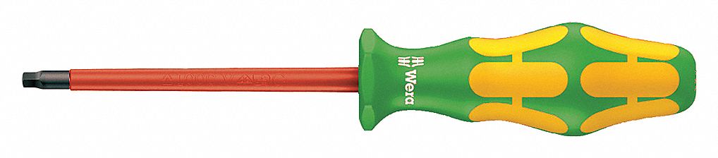 SCREWDRIVER INSUL SQUARE #1X3-1/8